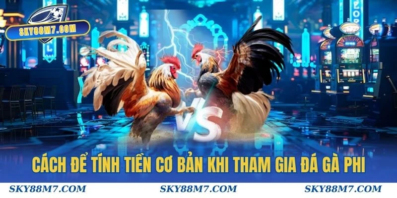 Cách để tính tiền cơ bản khi tham gia Đá gà Phi